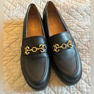 Circus by Sam Edelman black platform loafers